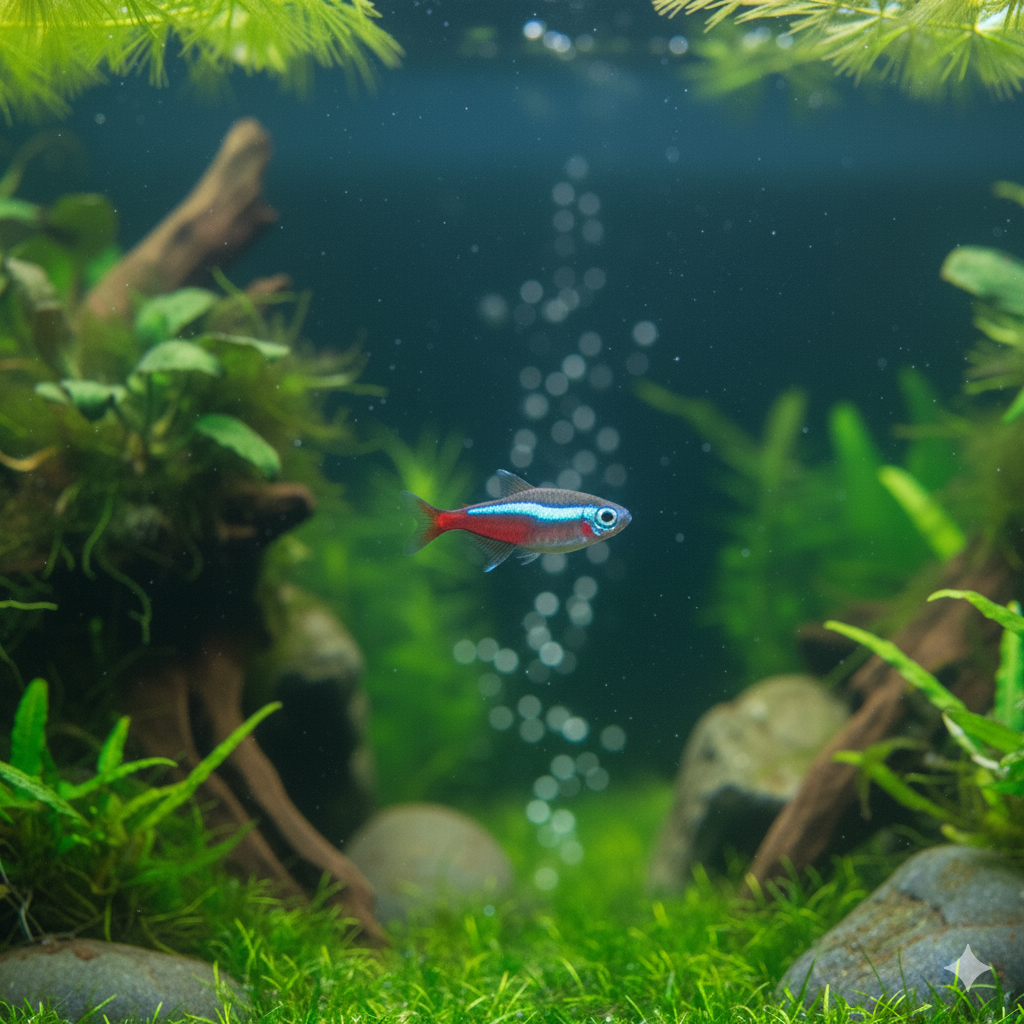 Vibrant Neon Tetra (Paracheirodon innesi)