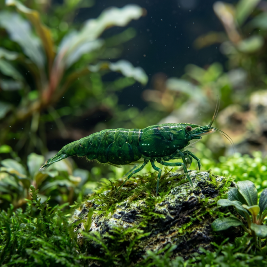 Hulking Green Shrimp (Neocaridina davidi 'Green Hulk')